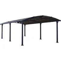 Canopia Palram |- Carport Arcadia - Enkel - Donkergrijs/brons - 650x360cm