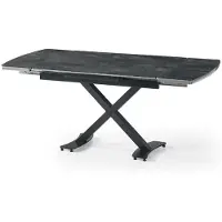 JVmoebel Eettafel, ijzer, grijs, verstelbaar, comfortabel, op wielen, modern, stijlvol