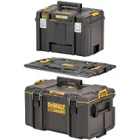 DeWalt Tough Sys 2.0 gereedschapskist DS300 + adapter + TSTAK VI opbergkoffer