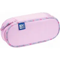 Oxford Etui voor pennen, Flowers, roze