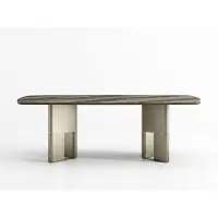 JVmoebel Eettafel, groot, mooi, ruim, duurzaam, beige, modern
