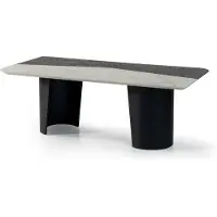 JVmoebel Eettafel, modern design, imitatie marmerlook, hout, elegant, luxe, keuken