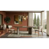 JVmoebel Eettafel, 2 stoelen, moderne eethoek, bruin, uitbreidbaar, rechthoekig