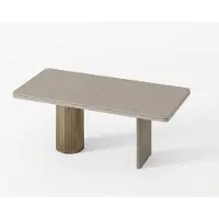 JVmoebel Eettafel, beige, uitschuifbaar, design, keukentafel, eethoektafel
