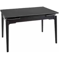 Furnlux Classic FURNLUX Eettafel Sento, zwart, 120 cm / Hoofdkleur: zwart / Afmetingen: 120 x 75 x 80 cm