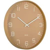 Karlsson Lofty Wandklok | Ø40cm | Mocha bruin