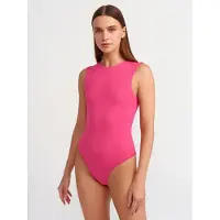 Dilvin Naadloze Mouwloze Slim-fit Eenheidspak