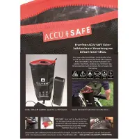 Kein Hersteller Accu Safe XL | Vuurvaste accubak voor e-bikes en vergelijkbare apparaten. Ideaal voor het opladen, transport en opslag