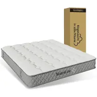 Ninkear Koudschuimmatras 140x200 cm, 7-zone pocketvering, H3, gecertificeerd, 20 cm (wit)