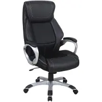 FurniTex FB17-FX Serie - Bureaustoel - Zwart - Draaibaar - Kantelmechanisme