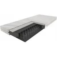 FurniTex - Bonellmatras - 140 x 200 cm - Stevigheid H3 - Wit