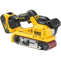 DeWalt DCW220P2-QW 18V Li-ion XR Accu Bandschuurmachine Set (2x 5.0Ah) In TSTAK Koffer - Koolborstelloos
