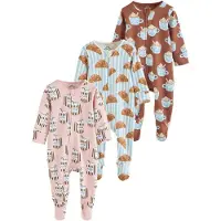 Next Nachtkledij lichtblauw / bruin / rosa / offwhite