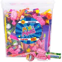 Fruit-tella Ultimate Mini's Mix 2020g - XL snoep mix - ca. 200 stuks - Mix of Minis & Chewy Mix - individueel verpakt uitdeelsnoep