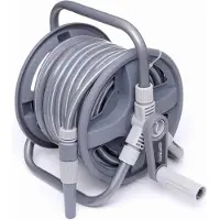 KRAFT&DELE Tuinslanghouder, 40 meter + 2 meter, lichtgewicht en robuust |
