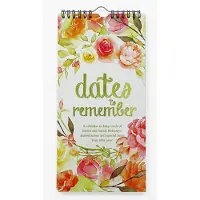 Merkloos Perpetuele Kalender - Herinnering voor Verjaardagen en Speciale Evenementen - Goudfolie Print