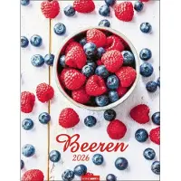 Merkloos Wandkalender 2026 - Kleurrijke foodkalender met superfoods
