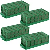 Merkloos Omgoods - Set van 4 Bloem Foam Cages - Rectangular Grid voor Bruiloften en Decoratie