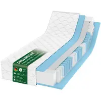 Dreamstar Pocketveringmatras 100x200 cm | 25 cm | H2/H3 | 7 zones | Ergo Flex TFK Ultra Duo