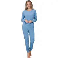 Pastunette Terry dames pyjama blauw | Maat 50