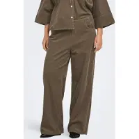 ONLY Carnessa Wide Leg Fit Corduroy Broeken Dames Grijs 42/32