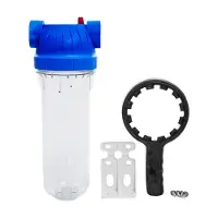 Ust-m Waterfilterbehuizing 10 inch - 1 inch, aansluiting voor koud water