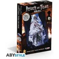 Abystyle AANVALLEN OP TITAN - Puzzel van 1000 stukjes - Mikasa versus Vrouwelijke Titan