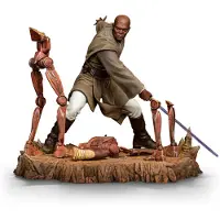 Iron Studios Star Wars Art Scale Figuur 1/10, Mace Windu, 18 cm