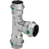 Viega Sanpress Dir 2318 - 2318 diameter 35 x 22 x 35 mm roestvrij staal (Persaansluiting)