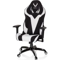 Hjh OFFICE PROMOTER II - Gamestoel Zwart / Wit