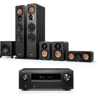 Teufel ULTIMA 40 Surround + DENON X2800H DAB "5.1-Set" Home cinema Zwart