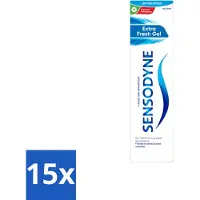 Sensodyne 15 x – Tandpasta – Extra Fresh Gel – 75 ml - Voordeelverpakking - 15 stuks