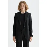 Scotch & Soda Sb Fitted Blazer Black Maat: S | Blazers Outlet | Dames | Zwart