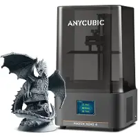Anycubic Photon Mono 4 3D Printer – 10K Precisie – Automatische Bed Leveling – Compact & Stil – Water-Washable Resin Compatibel – Ideaal voor Miniaturen & Sieraden – WiFi & App Bediening