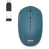 Port Designs Wireless Mouse - - 900545 Collection II - 2.4 GHz - Deep Blue