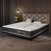 OEM Hybride matras, 140x190 cm, 24 cm hoog, met pocketvering, 7 zones