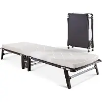 Dripio Opklapbed HE70 met E-Fiber matras, 70x194 cm, geschikt tot 160 kg