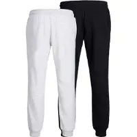 Jack & Jones Jack And Jones Slanke joggingbroeken voor heren (set van 2) (Zwart gemêleerd)