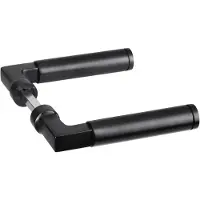 Impresso Aston -deurkruk Aston-modulair -133 x 22 x 54 mm -zwart -set van 2 stuks