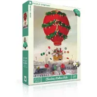 New York Puzzle Company Puzzel Christmas Balloon Ride - 500 stukjes