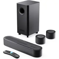 Majority Bowfell Halo 5.1 Soundbar - Bluetooth - 230W - Subwoofer - Dolby Atmos - HDMI ARC - Zwart