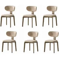 AEA Stoelen: Beige, minimalistisch, harmonieus, moderne stijl, elegant, comfortabel