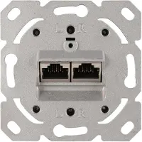 Q-Link inbouw conds tel/dat cat6a 2x8 alu elememt