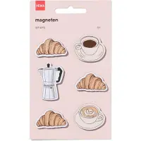 HEMA Magneten koffie - 6 stuks (multicolor)