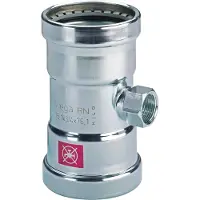 Viega Prestabo XL T-stuk 1117,2xL 108x3/4"x108 mm, verzinkt