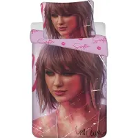 Jerry Fabrics Taylor Swift Dekbedovertrek - 140 x 200 cm - 70 x 90 cm - Katoen