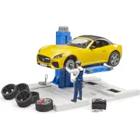 BRUDER Bworld Auto Service Center En Roadster