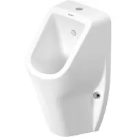 Duravit D-Code urinoir toevoer boven / met sifon en bevestiging Wit