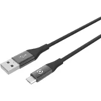 Celly Micro-usb Kabel, 1 Meter, Zwart - Celly Feeling