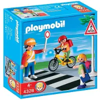 Playmobil Verkeersbegeleider met Kinderen - 4328